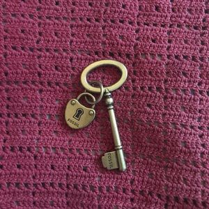 Fossil purse key with lock
